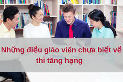Vui quá, giáo viên được xét thăng hạng mà không phải thi!